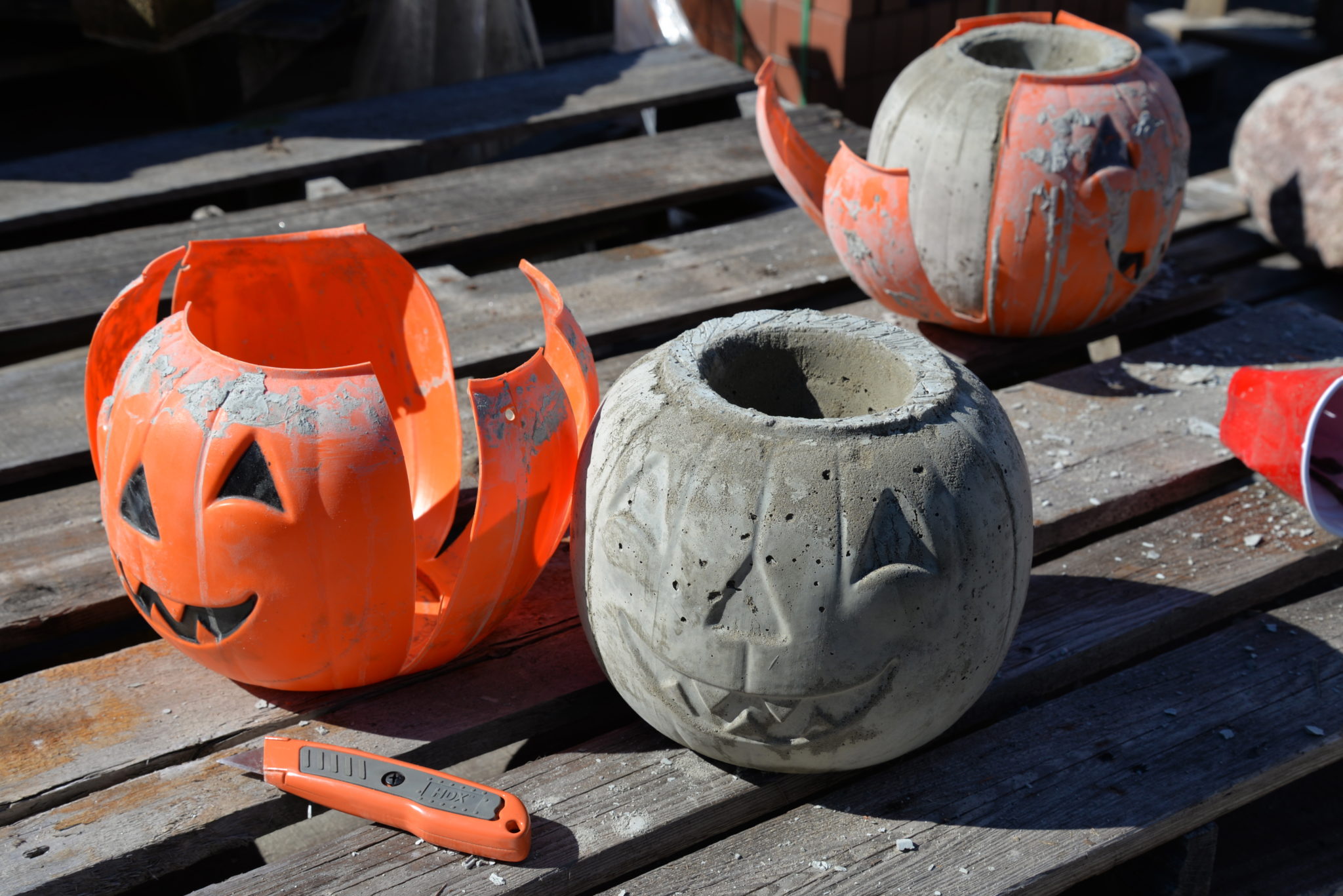 Making and Painting Cement Pumpkins Using Bungalow 47™ Furniture Paint