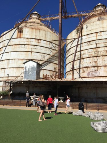 silos at Magnolia in Waco Texas