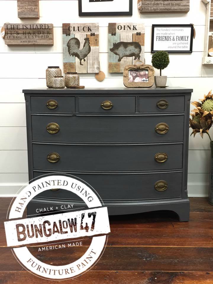Hand painted using Bungalow 47 Furniture Paint
