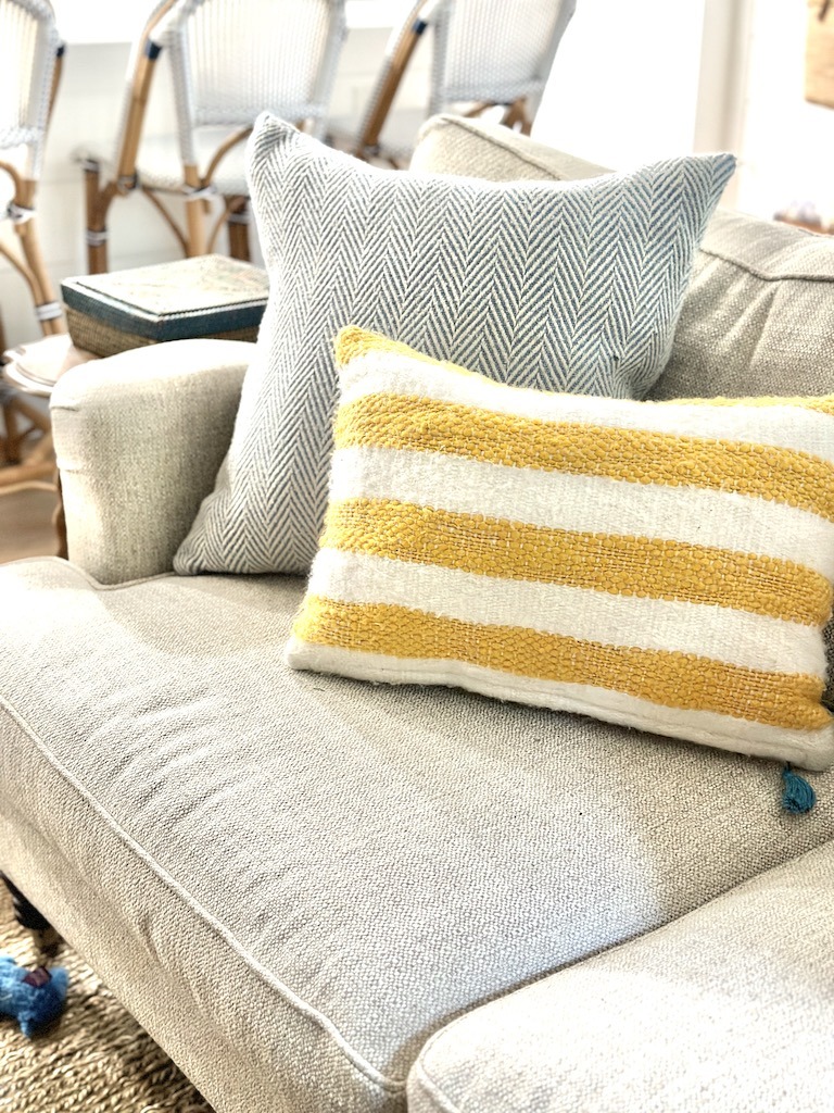 wool pillows for fall decor