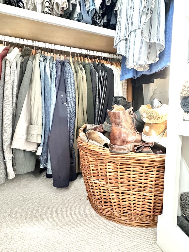 use baskets for pretty organization and storage