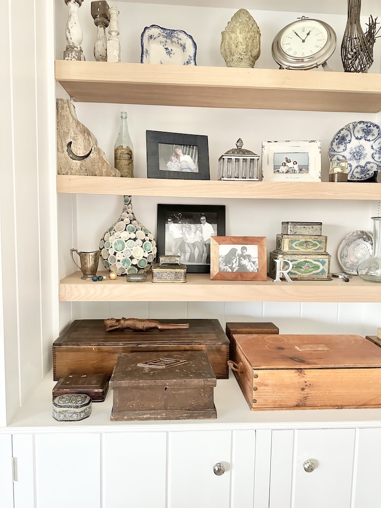 displaying found treasures and heirlooms
