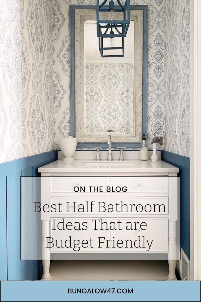 Best Half Bathroom Ideas That are Budget Friendly